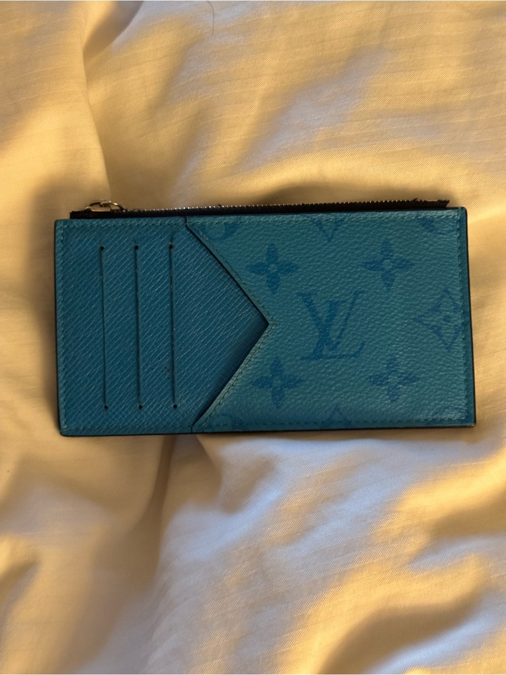 Louis Vuitton Taigarama Coin Card Zip Pouch
